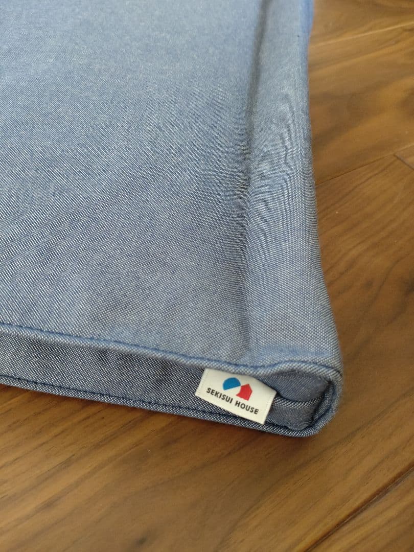 ファミリアfamiliarデニムバッグ　レッスンバッグ青(新品未使用)