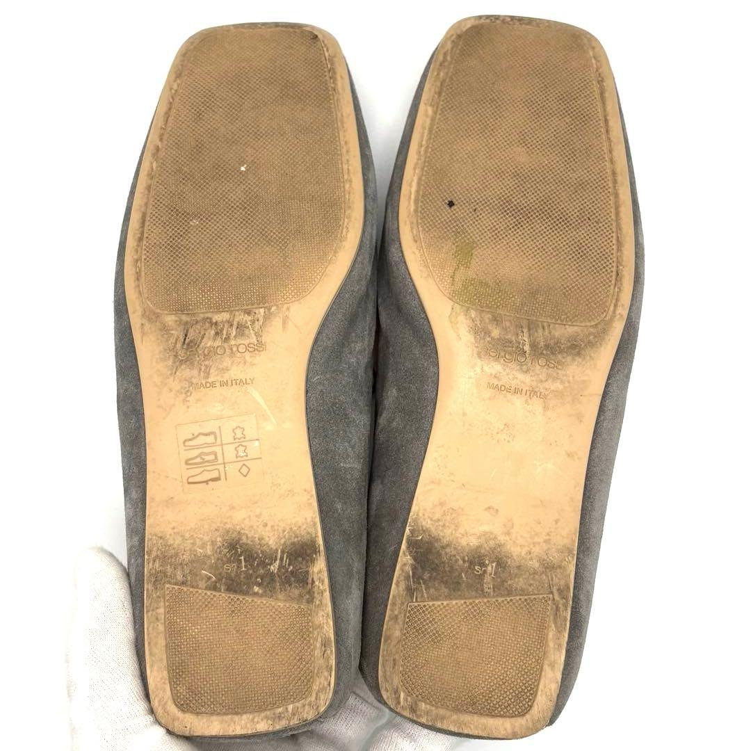 【美品】セルジオロッシ　ロゴプレート　2way ムートン　バブーシュ