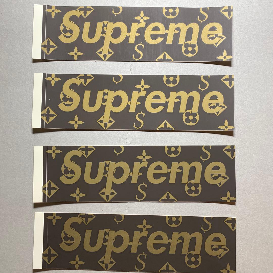 Supreme モノグラム　ステッカー4枚