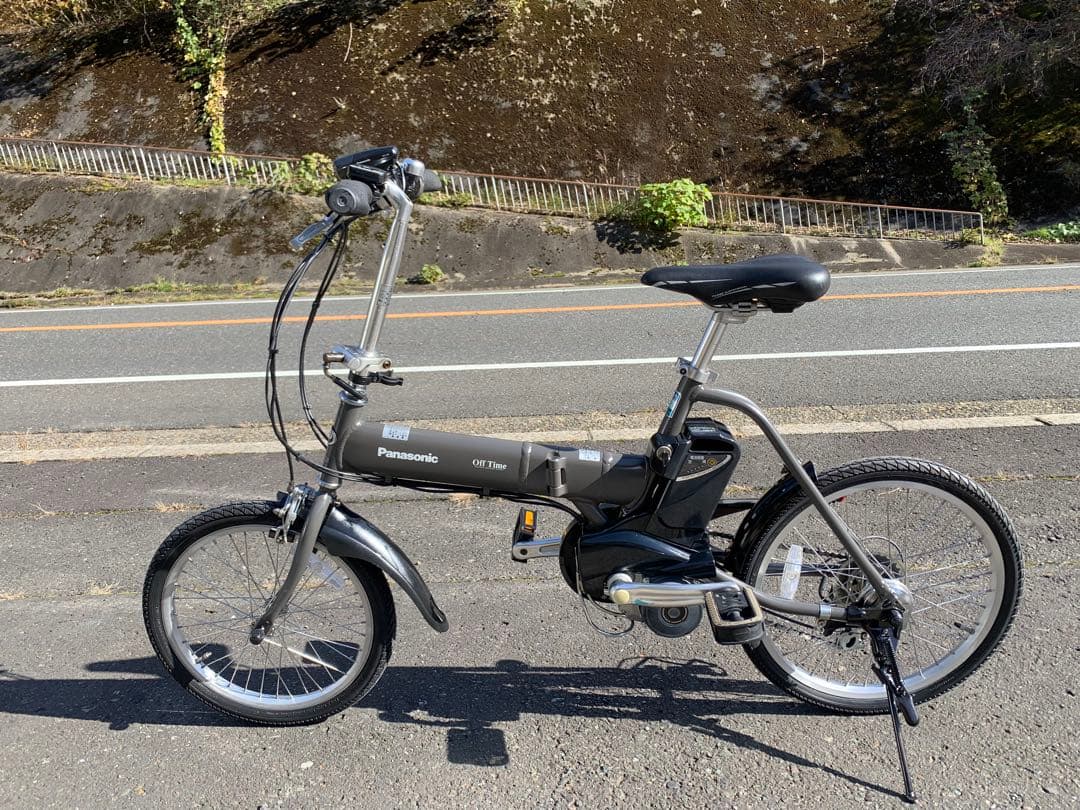 【動作確認済】送料無料Panasonic 折り畳み電動自転車Off Time