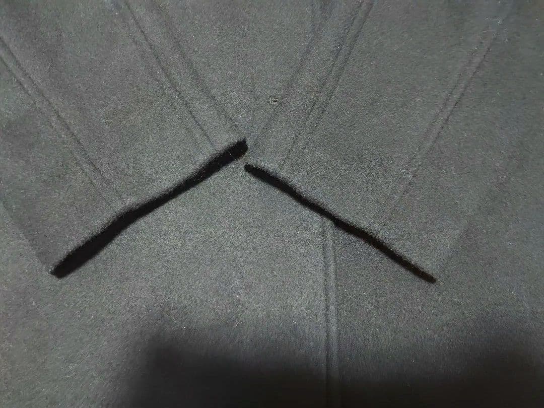 未使用級【a part by】 スーパー100メルトンジャケットコート 黒