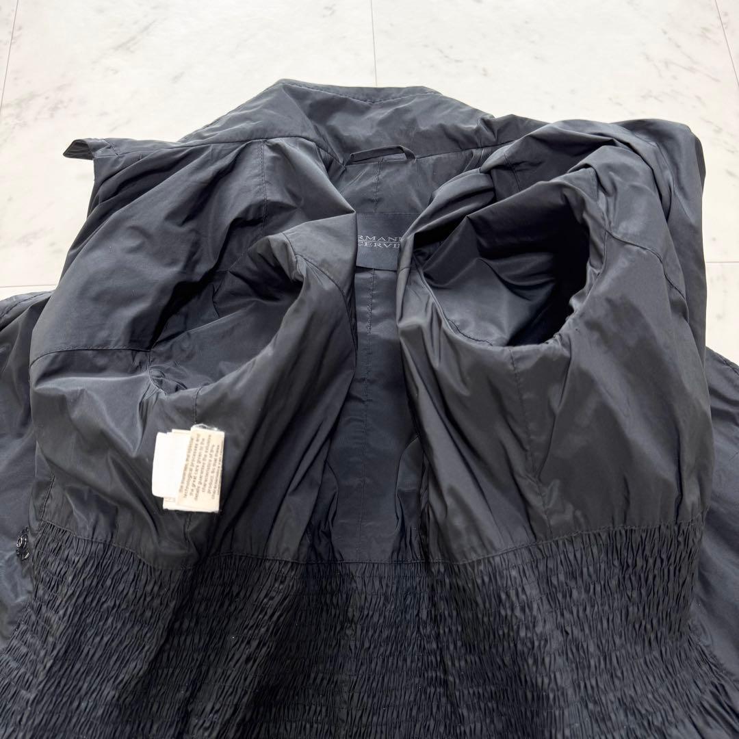 【ERMANNO SCERVINO】エルマンノシェルビーノ ナイロン コート 黒