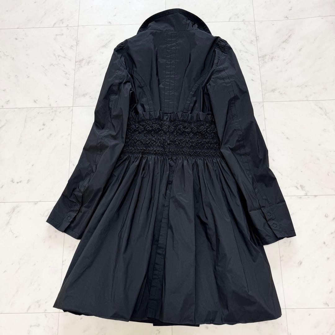 【ERMANNO SCERVINO】エルマンノシェルビーノ ナイロン コート 黒