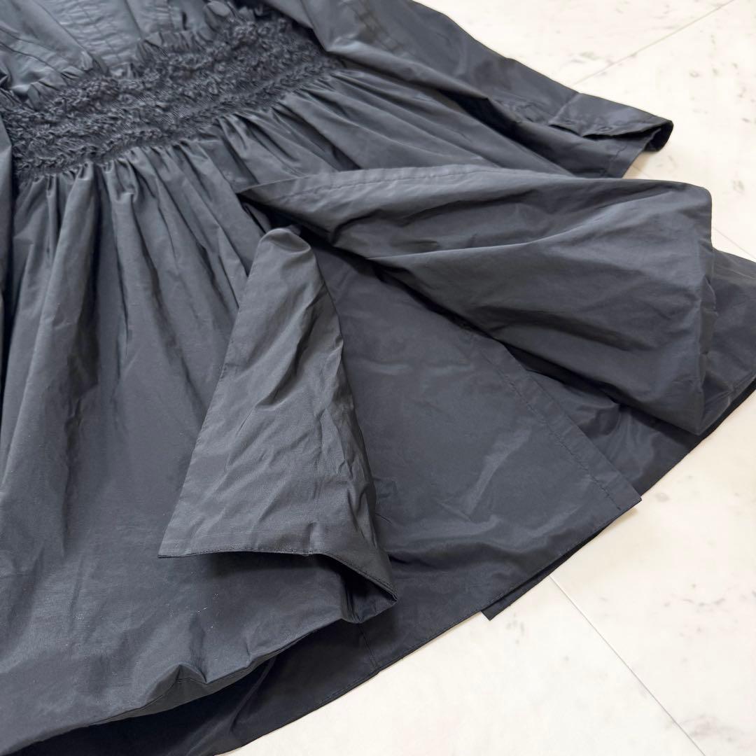 【ERMANNO SCERVINO】エルマンノシェルビーノ ナイロン コート 黒