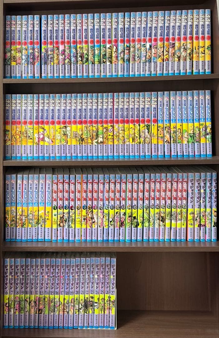 ジョジョの奇妙な冒険 1〜8部 全巻セット 全131巻