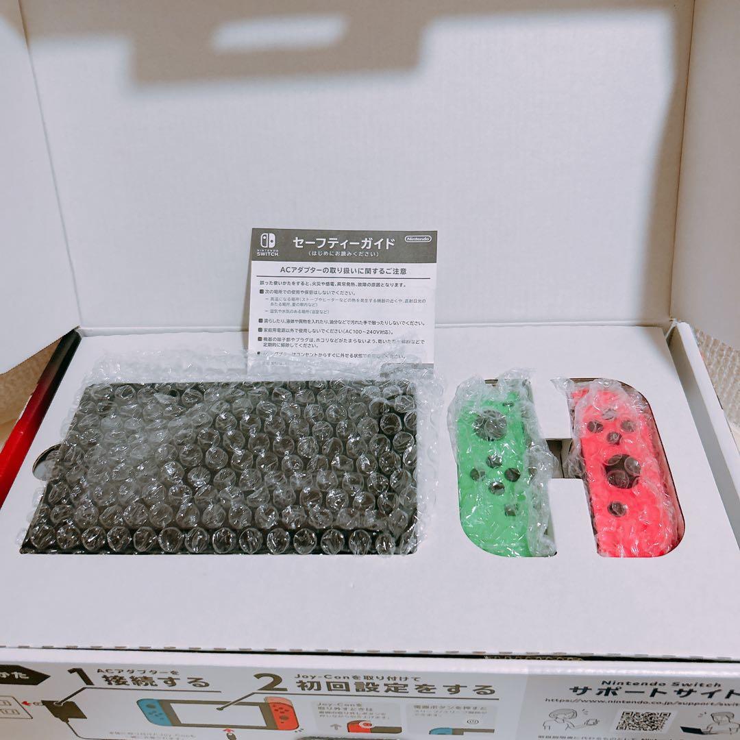 Nintendo Switch 初代 本体 ネオングリーン・ネオンピンク