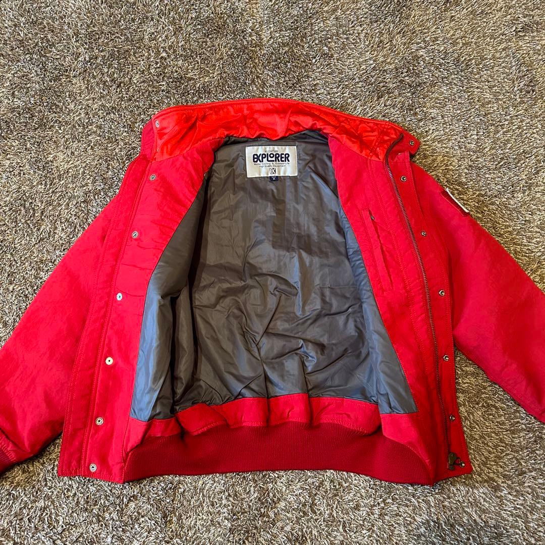 クシタニ ボンバー ジャケット 中綿 ブルゾン リバーシブル ライダー ワッペン