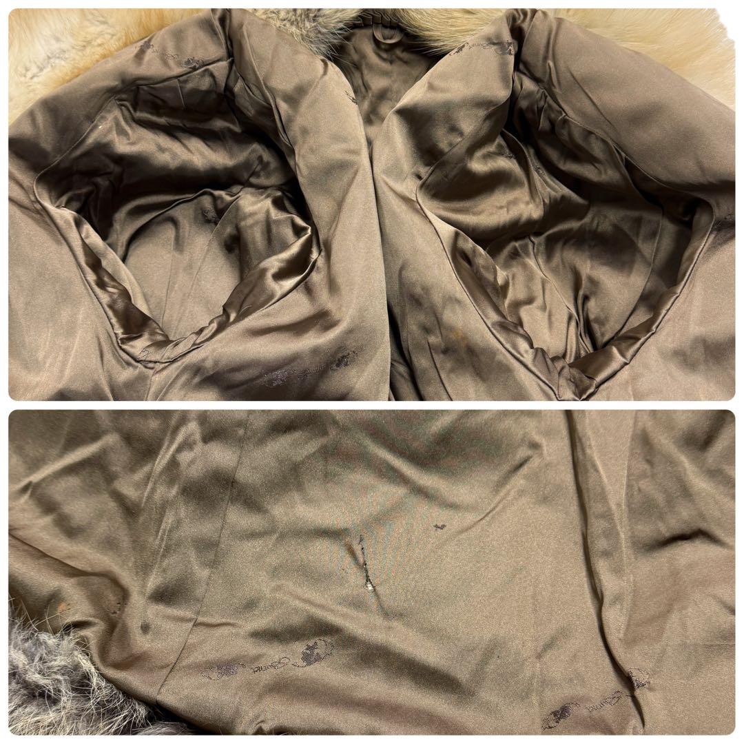 極美品　ゴールデンフォックス　サガフォックスロイヤル　ファーコート　ボリューム◎