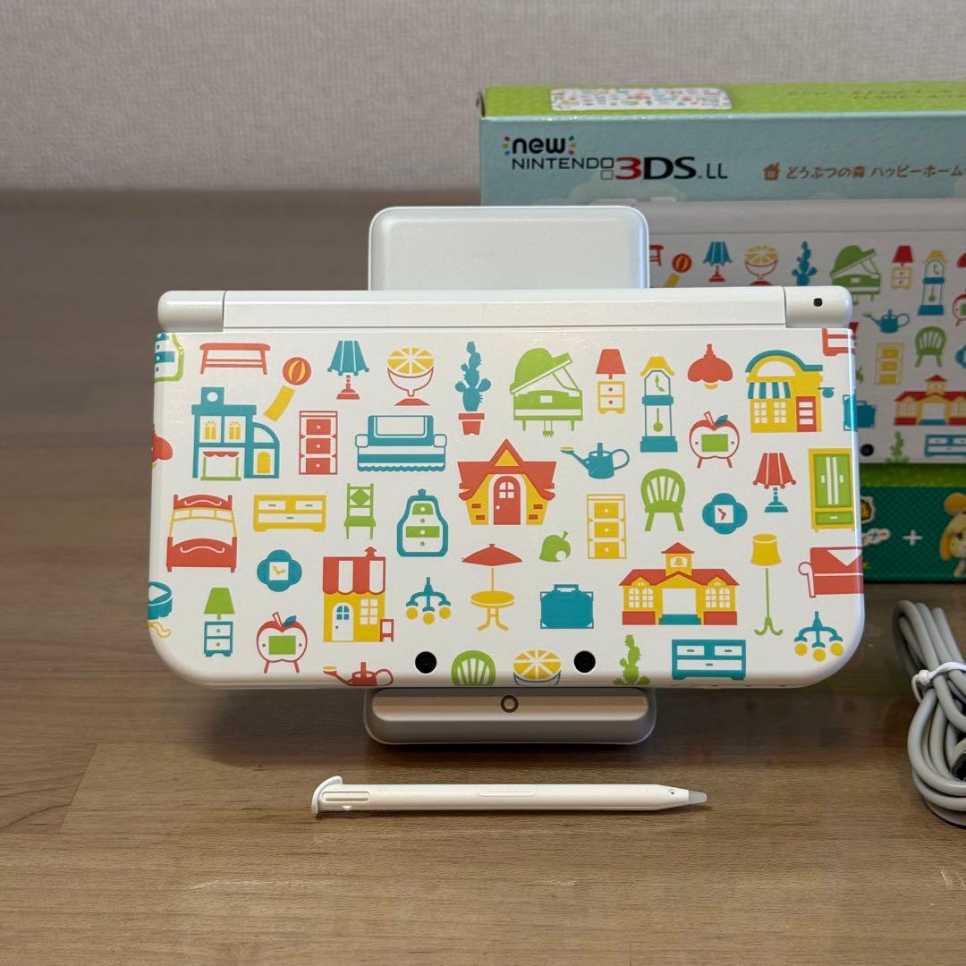 6-024 Newニンテンドー3DS LL ハッピーホームデザイナー 上下IPS