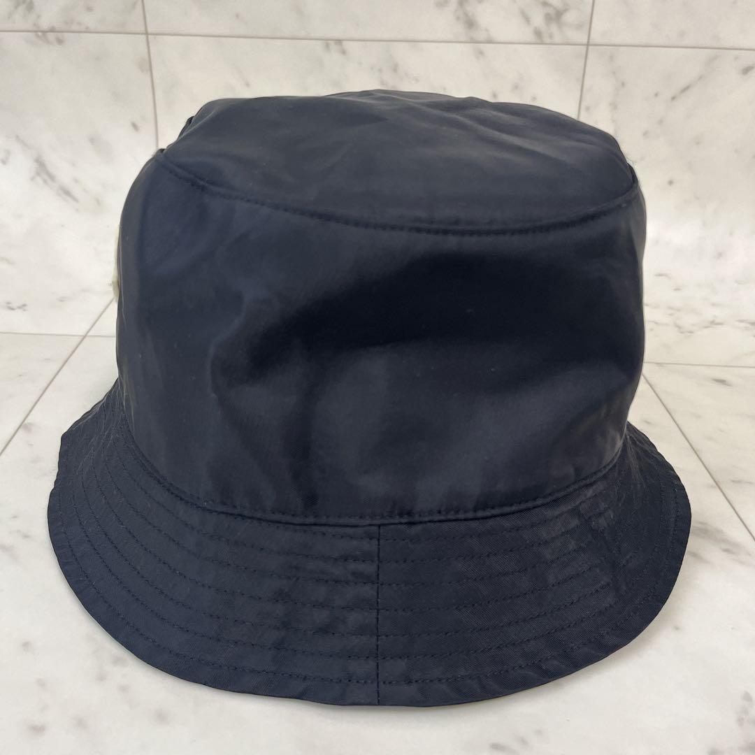 美品✨モンクレール MONCLER バケットハット L ブラック 男女兼用