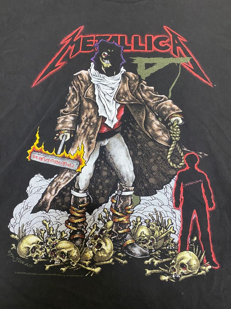 P*O様 メタリカ LLICA パスヘッド XLサイズTシャツ 00s