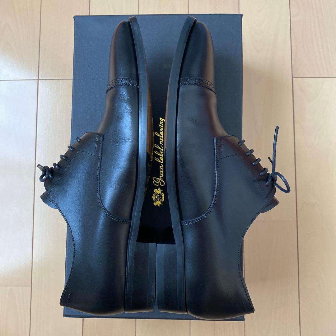 値下げ　【美品】グリーンレーベル　ドレスシューズ　黒　シューキーパー付き