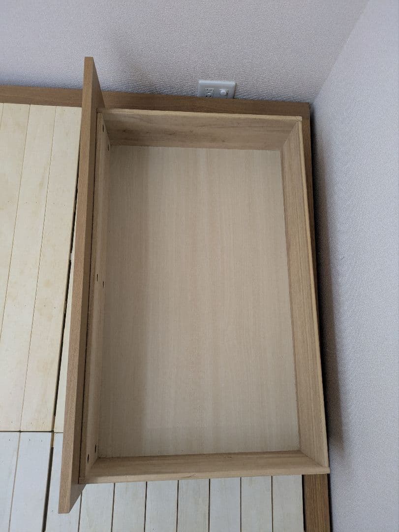 s*1様 【配送料込み】無印良品 セミダブル 収納付き