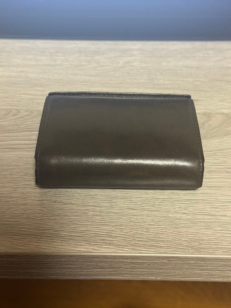 m+ millefoglie ITALICO 二つ折り財布 ダークブラウン