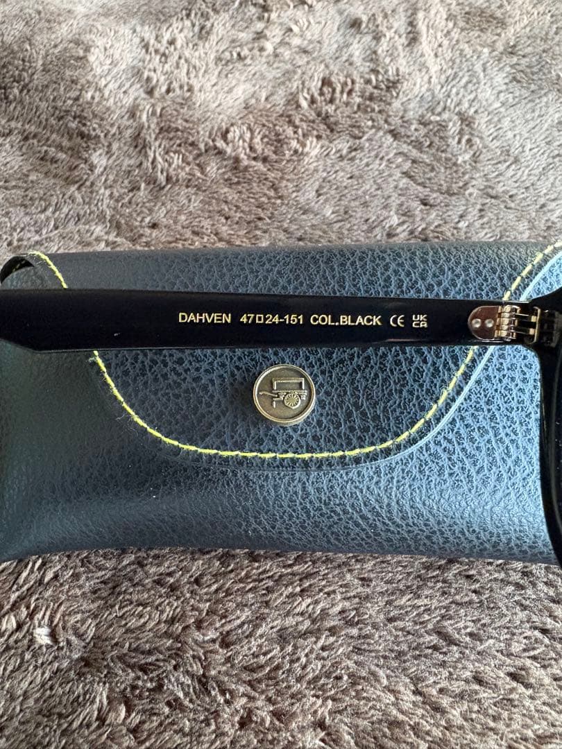 値下げMOSCOT DAHVEN(47) モスコットBlackブラック未使用