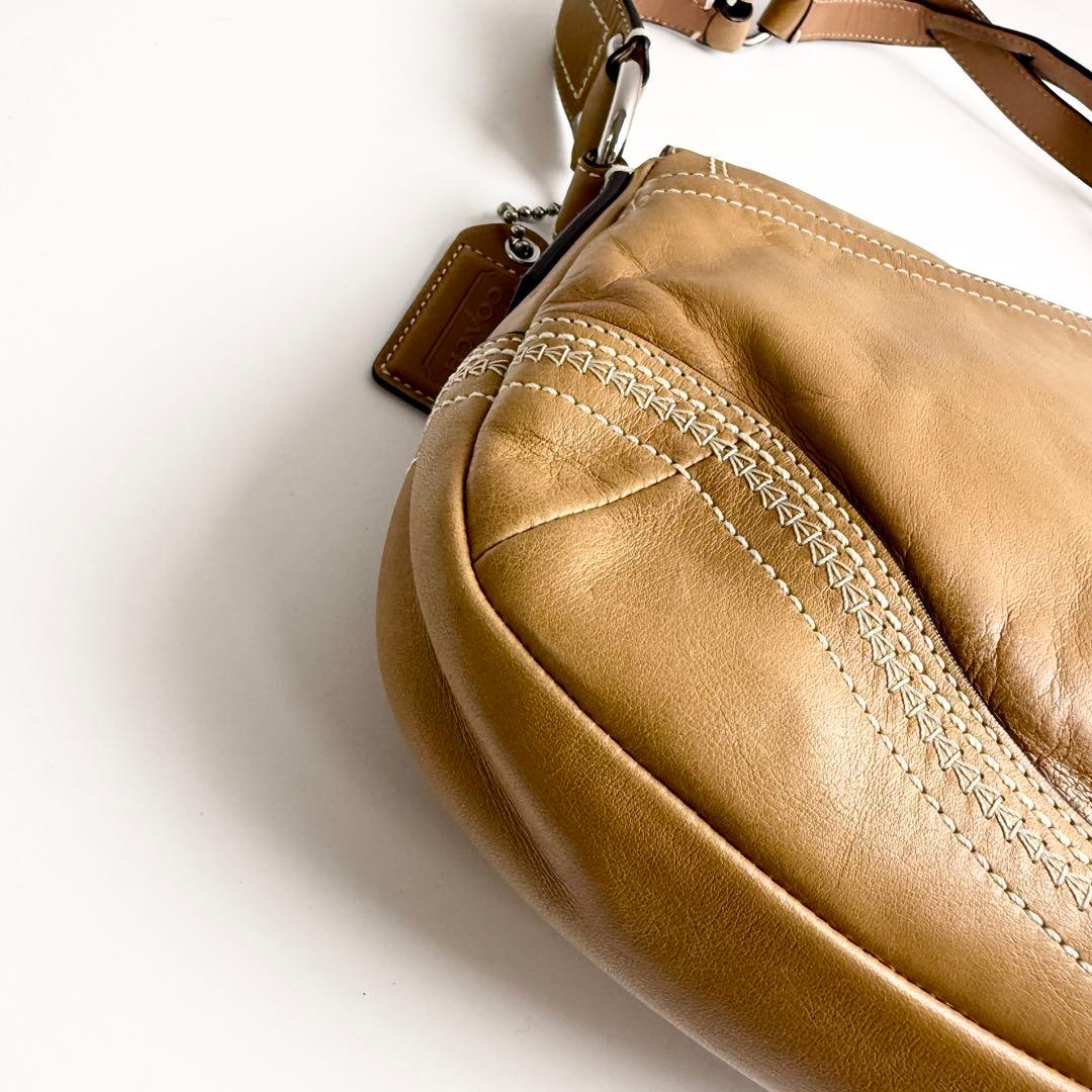 バッグ COACH Flap Soho Lether Shoulderbag y2k