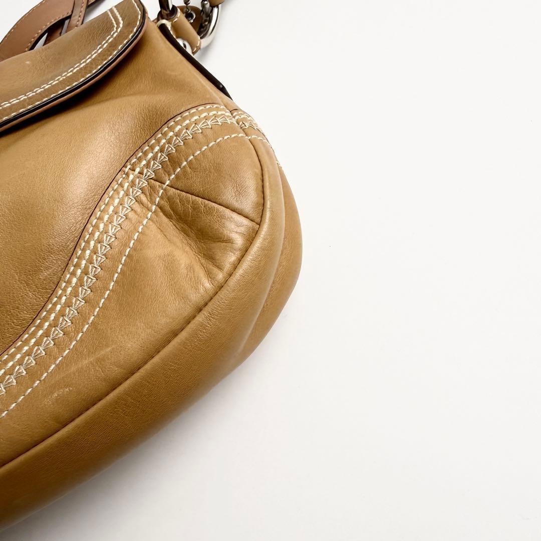 バッグ COACH Flap Soho Lether Shoulderbag y2k