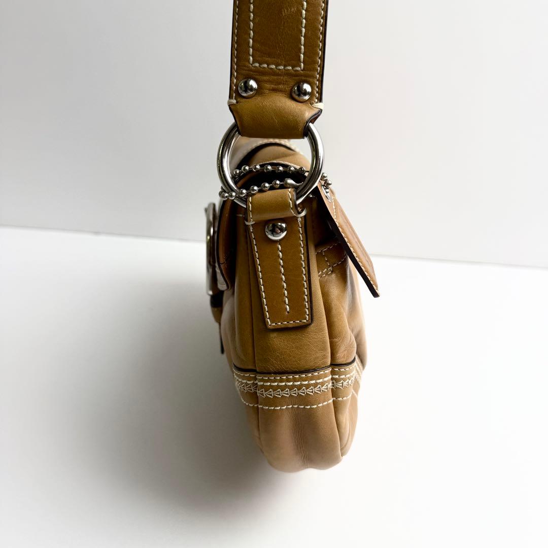 バッグ COACH Flap Soho Lether Shoulderbag y2k