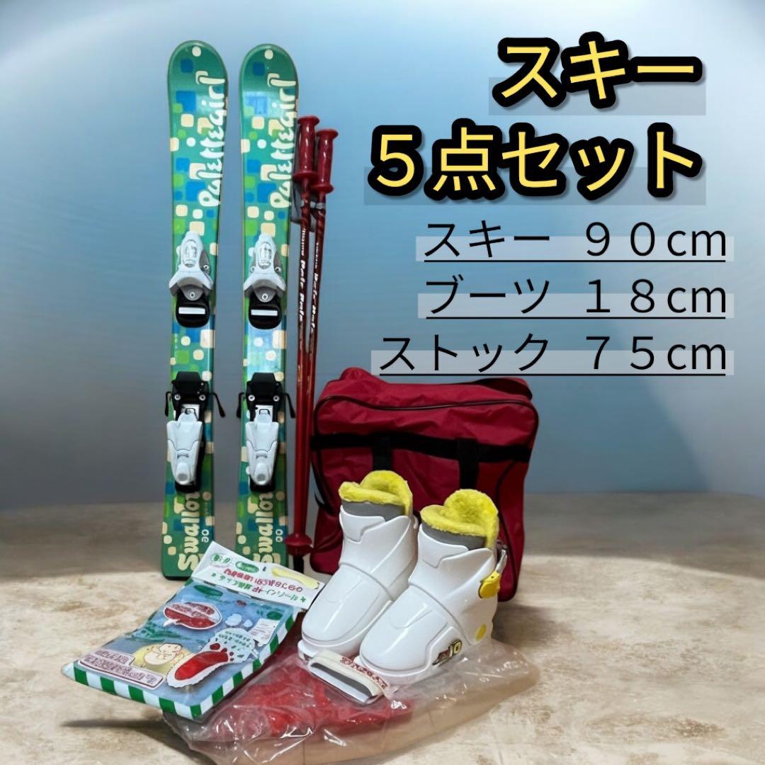 Sunny スキー 用具5点セット キッズ 90