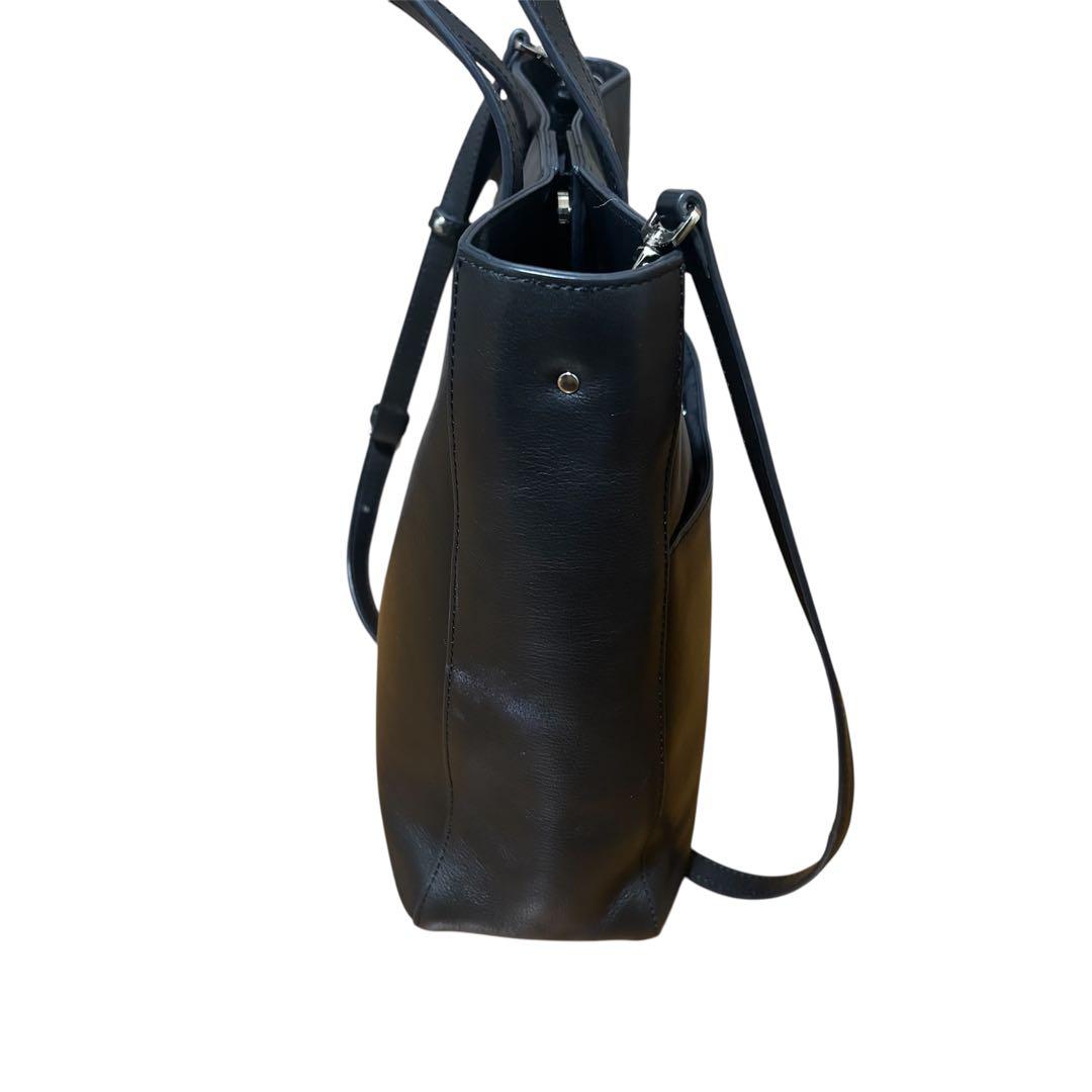 agnes b✨ショルダーバッグ LUCY 2way レザー ブラック