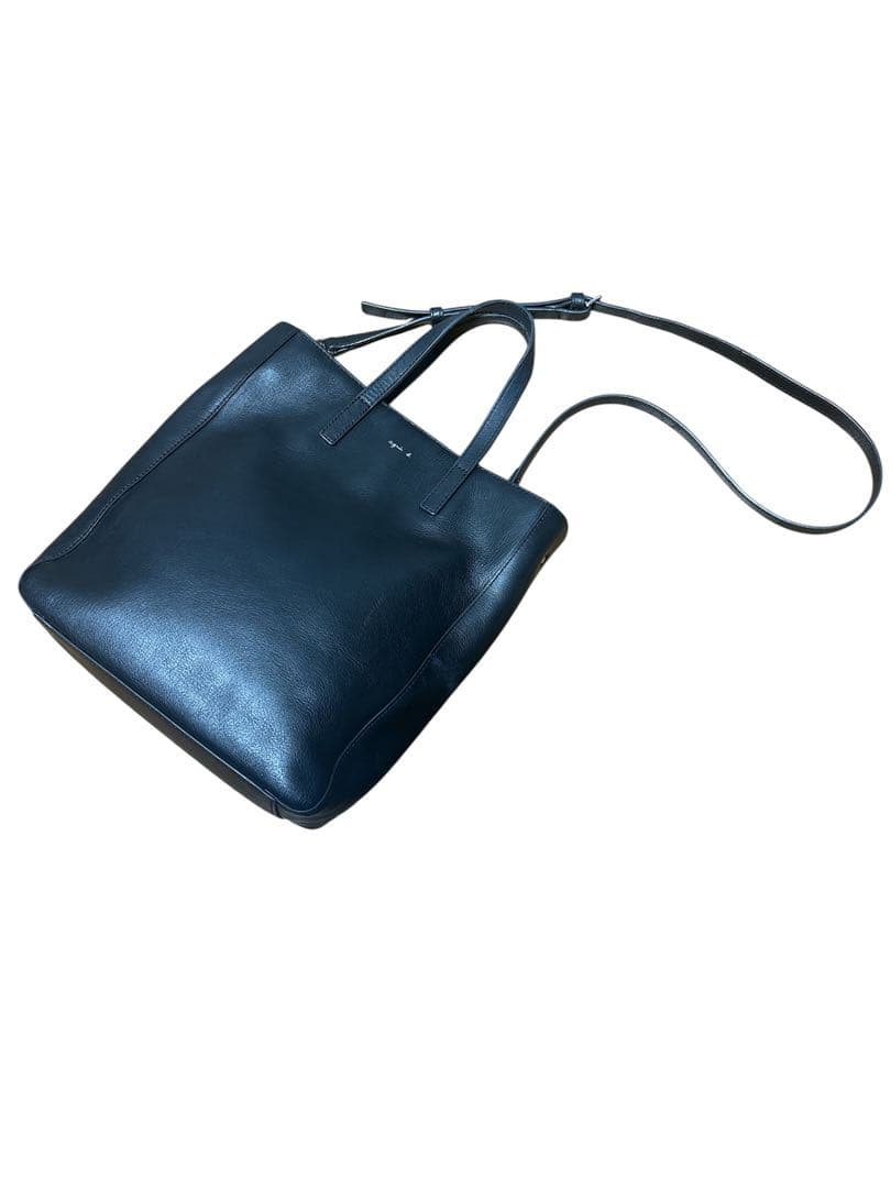 agnes b✨ショルダーバッグ LUCY 2way レザー ブラック