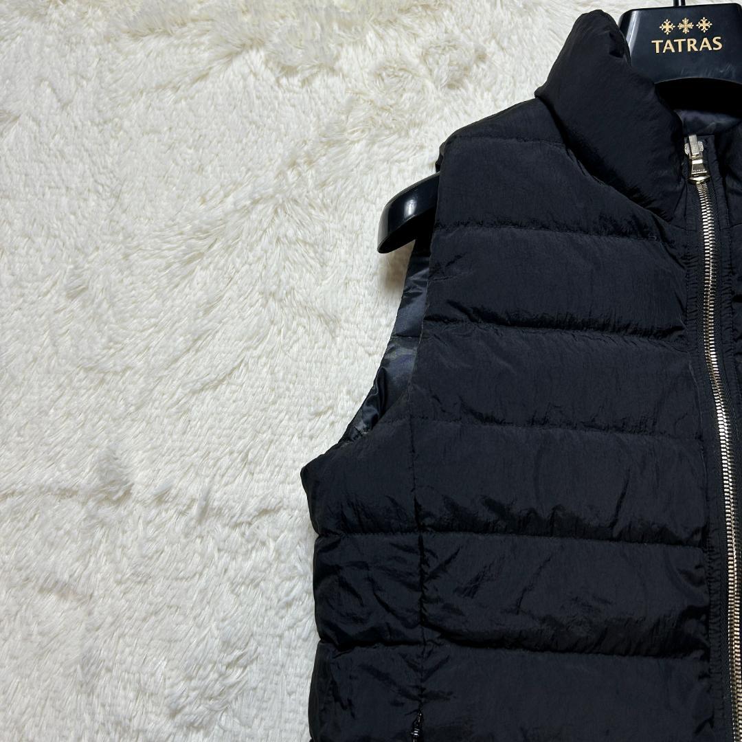 美品✨タトラス ダウンベスト リバーシブル カモフラ柄 ブラック M 軽量