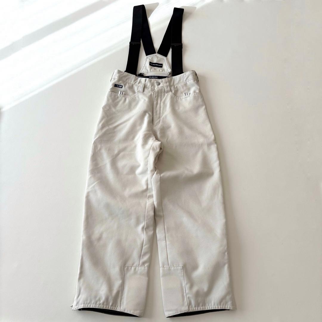 ■美品PHENIXスキースノーボードウェア上下セットレディースL水色×白