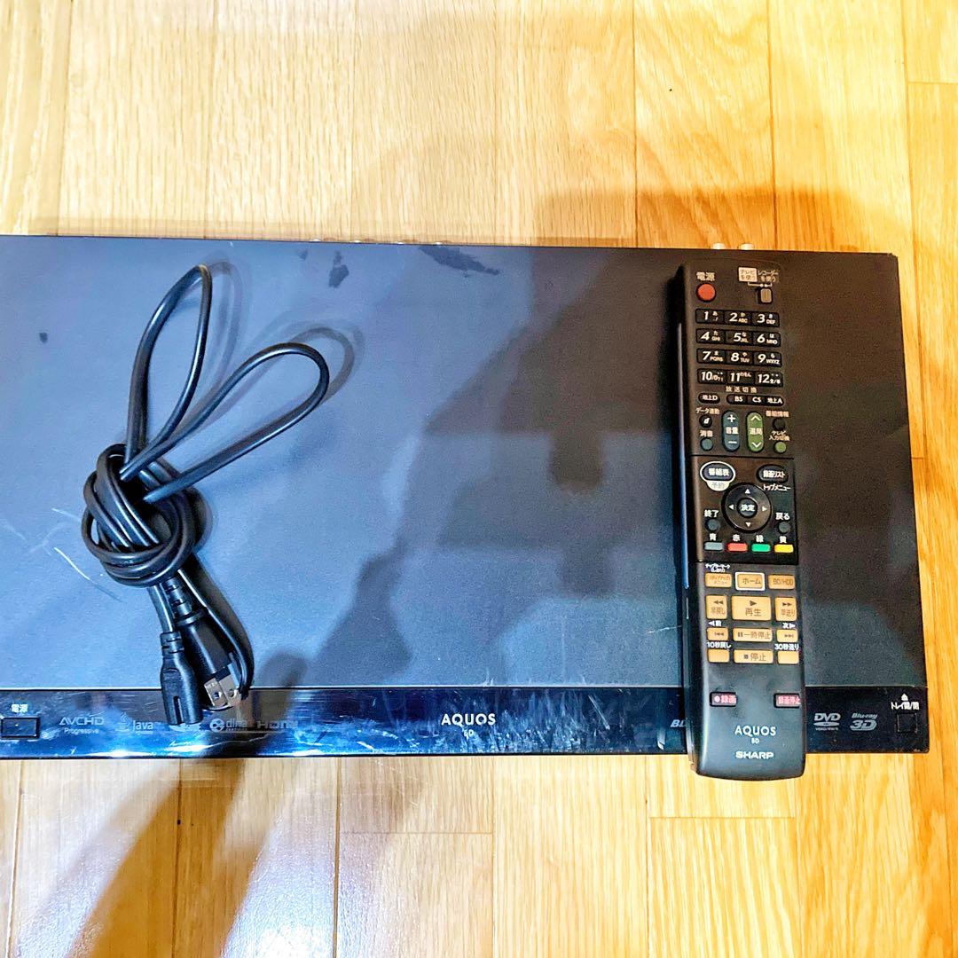 SHARシャープ AQUOSブルーレイ レコーダー HDD 500GB