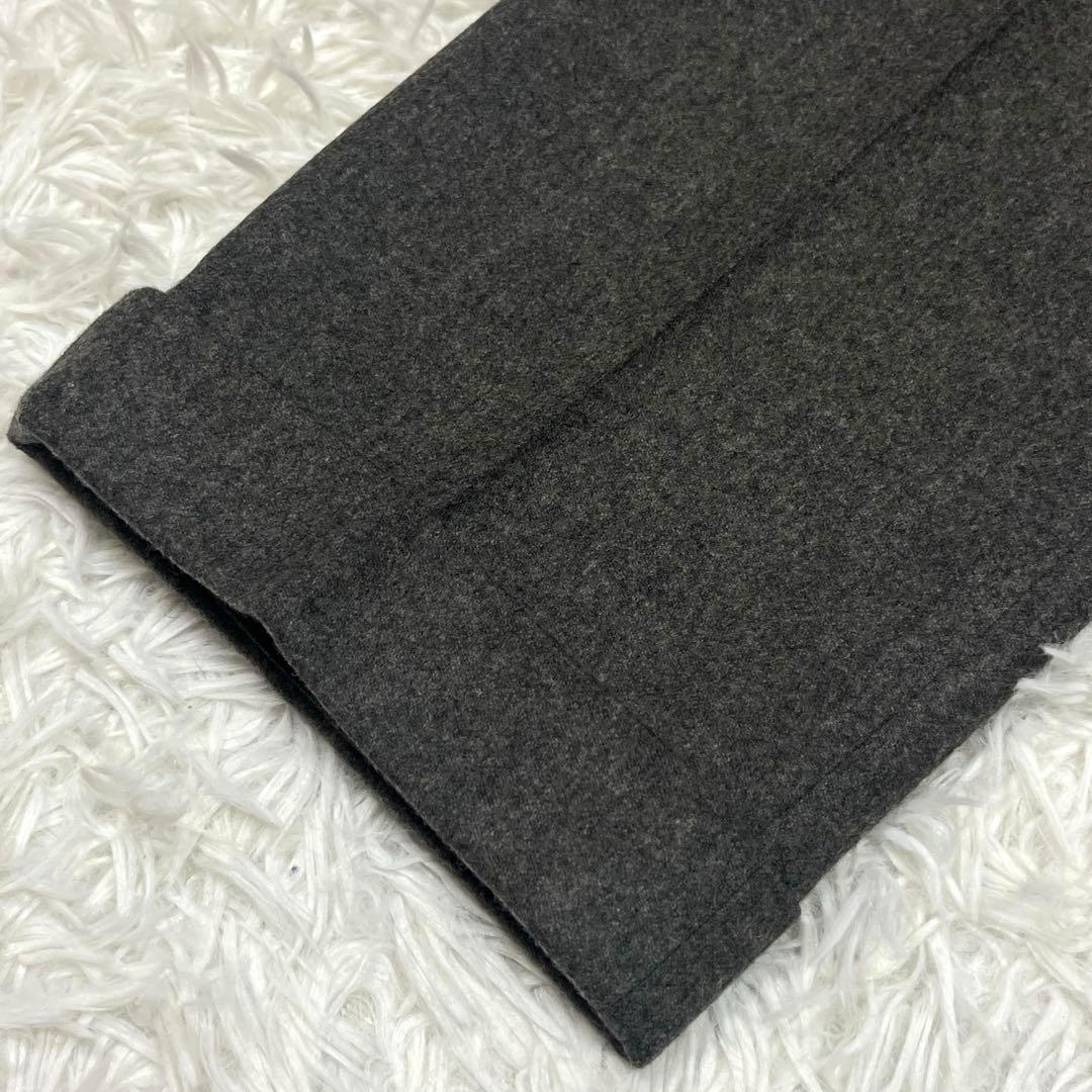 美品✨ラルフローレン イタリア製 フランネル スラックス パンツ グレーLサイズ