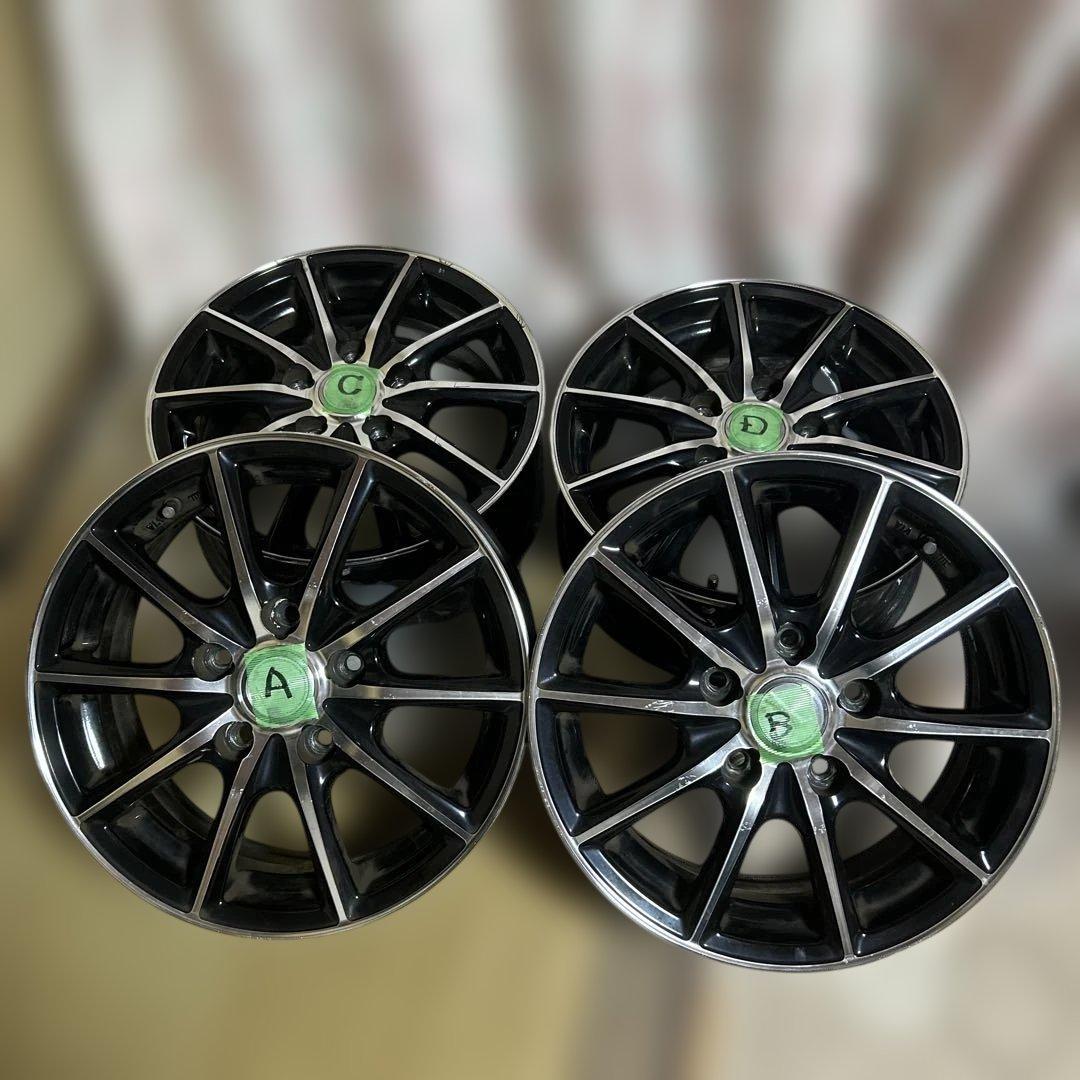 ブリヂストン ECO FORME CRS15 15インチ アルミホイール4本