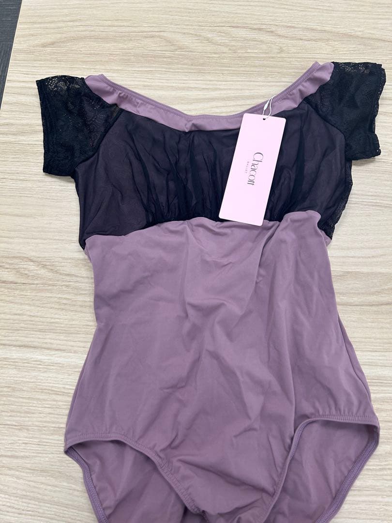 Chacott キャップスリーブレオタード L新品タグ付 ¥13,200 税