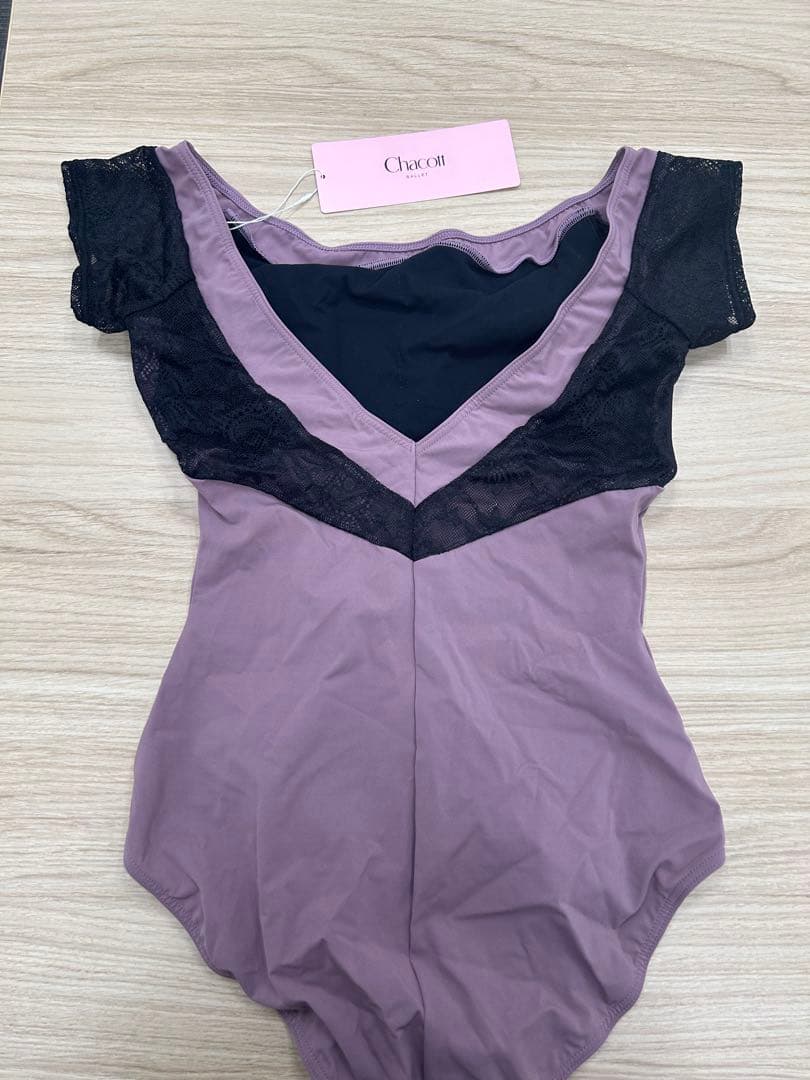 Chacott キャップスリーブレオタード L新品タグ付 ¥13,200 税