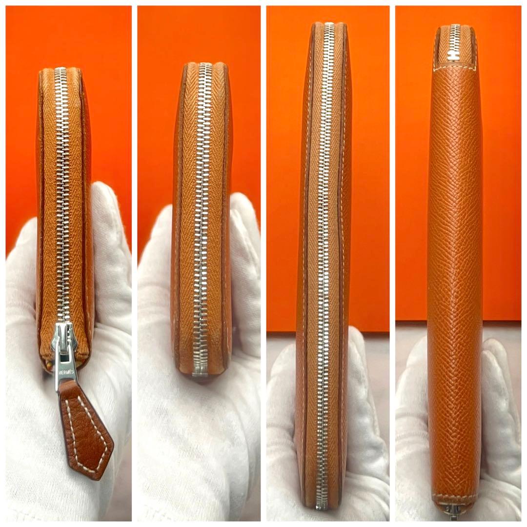 【大人気モデル✴️大赤字の最終限界価格‼️】アザップ シルクイン ゴールド 長財布