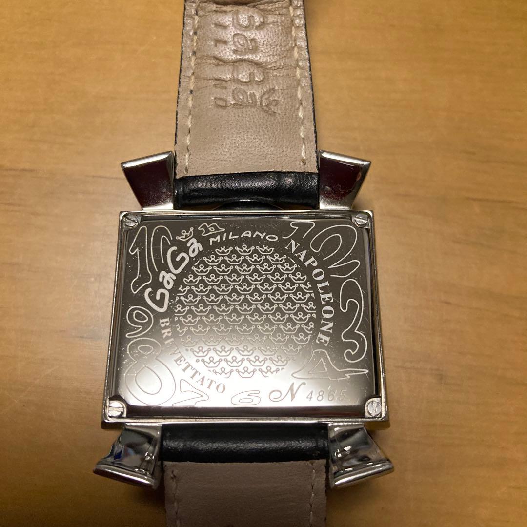 ガガミラノ　ナポレオーネ　レザーベルト時計