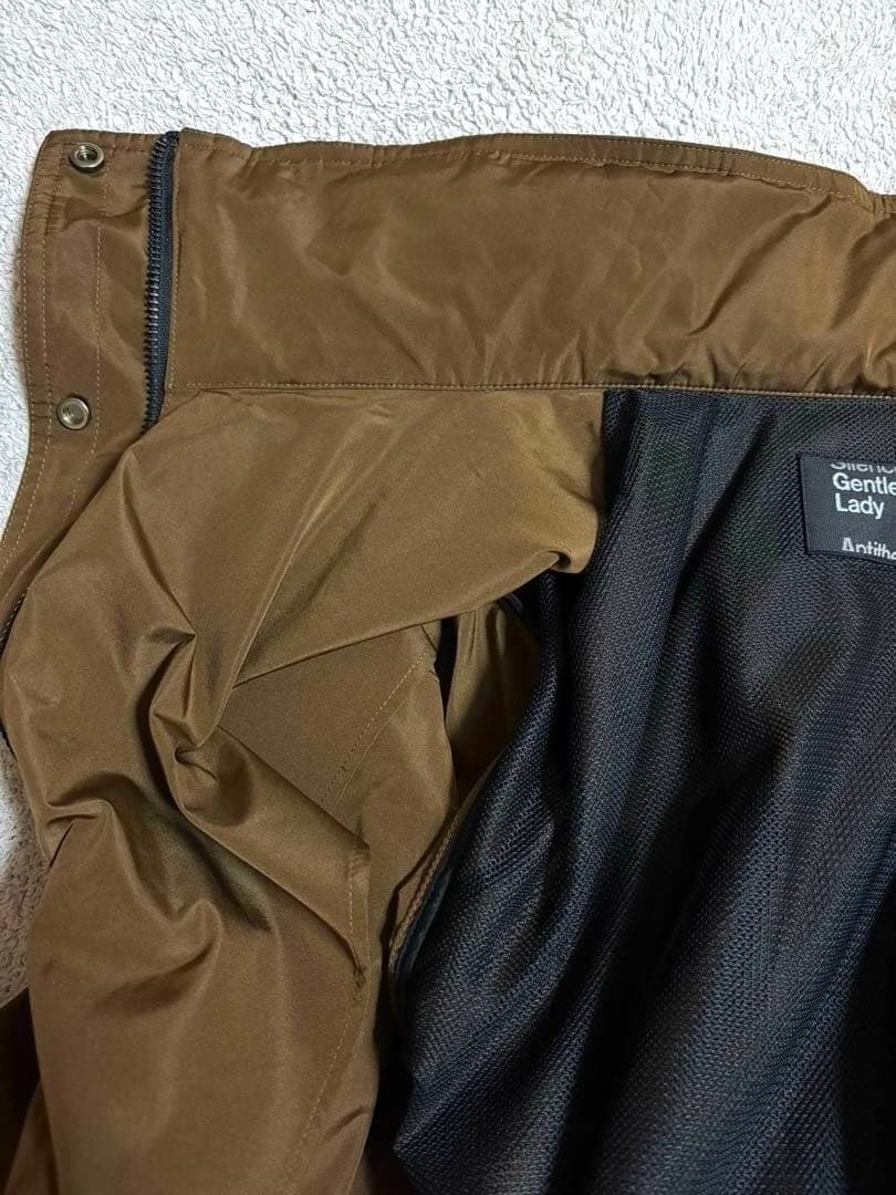 美品　カオス　プリズムライトブルゾン　ダークブラウン