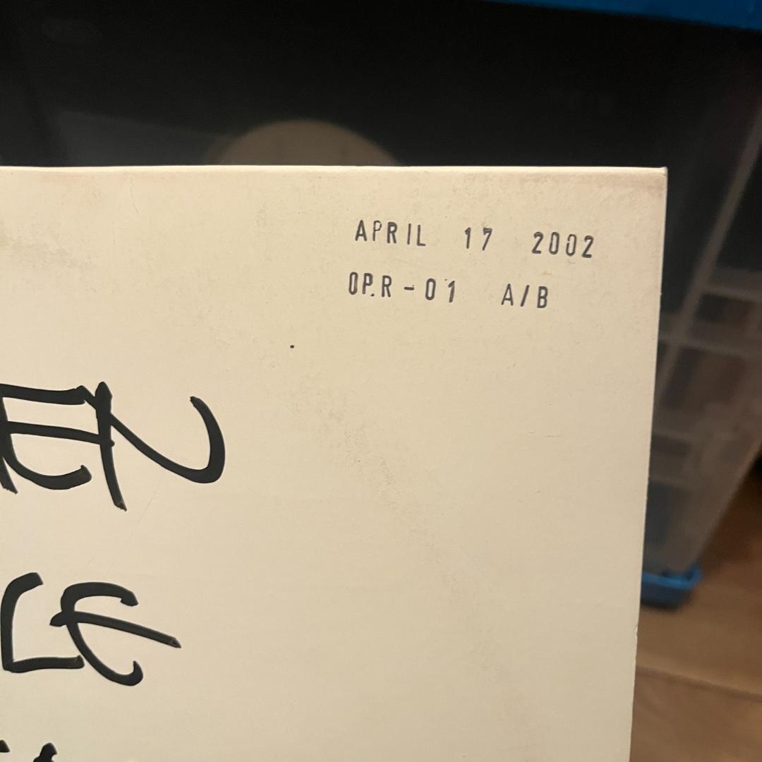 テストプレス盤 GO FORCEMEN STRONG STYLE OPR-01