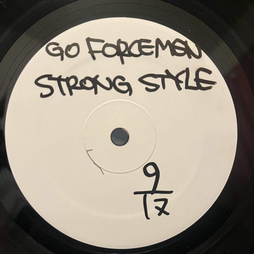 テストプレス盤 GO FORCEMEN STRONG STYLE OPR-01