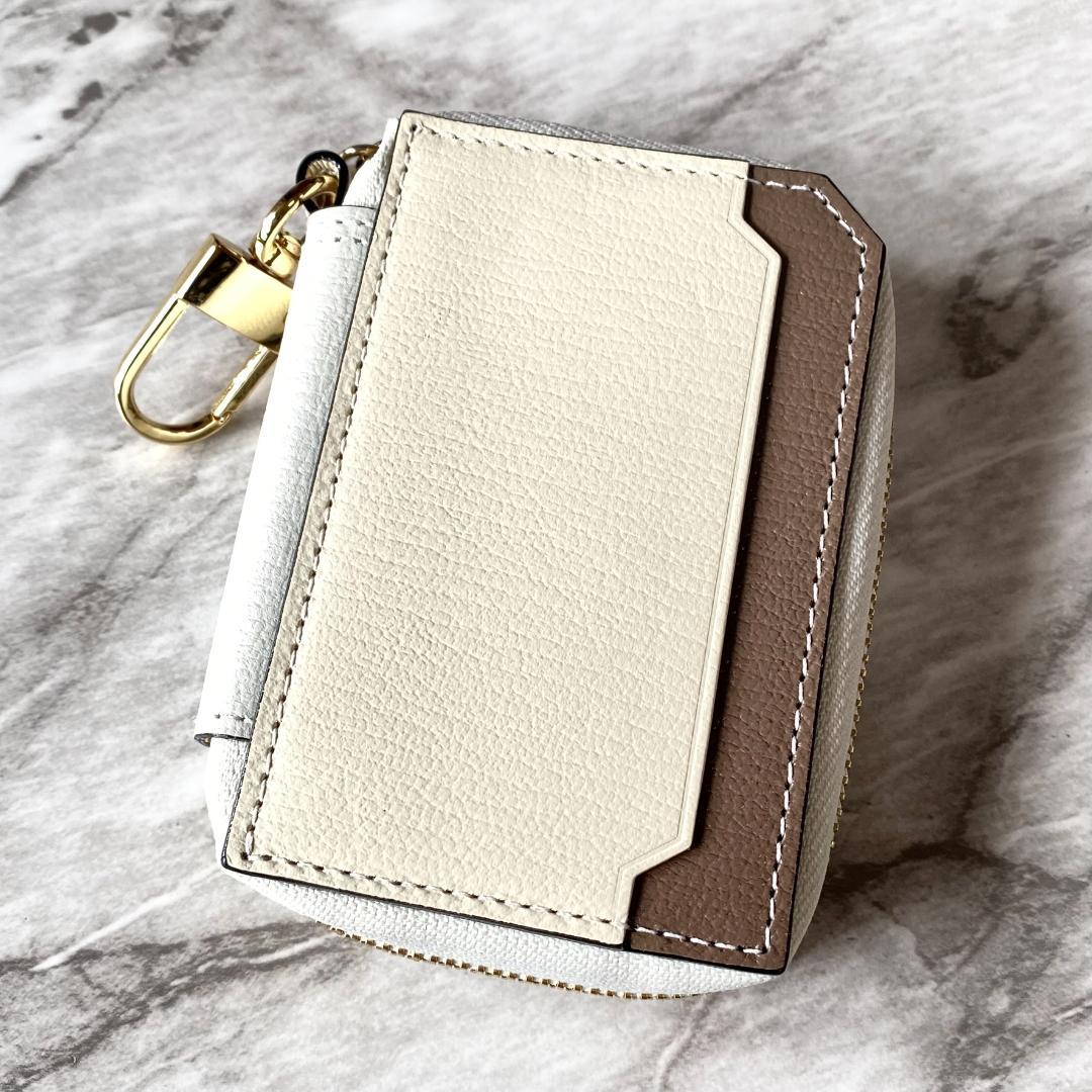 2291【新品 定価2.2万円】ラルコバレーノ★スマートWキーケース★鍵入れ★