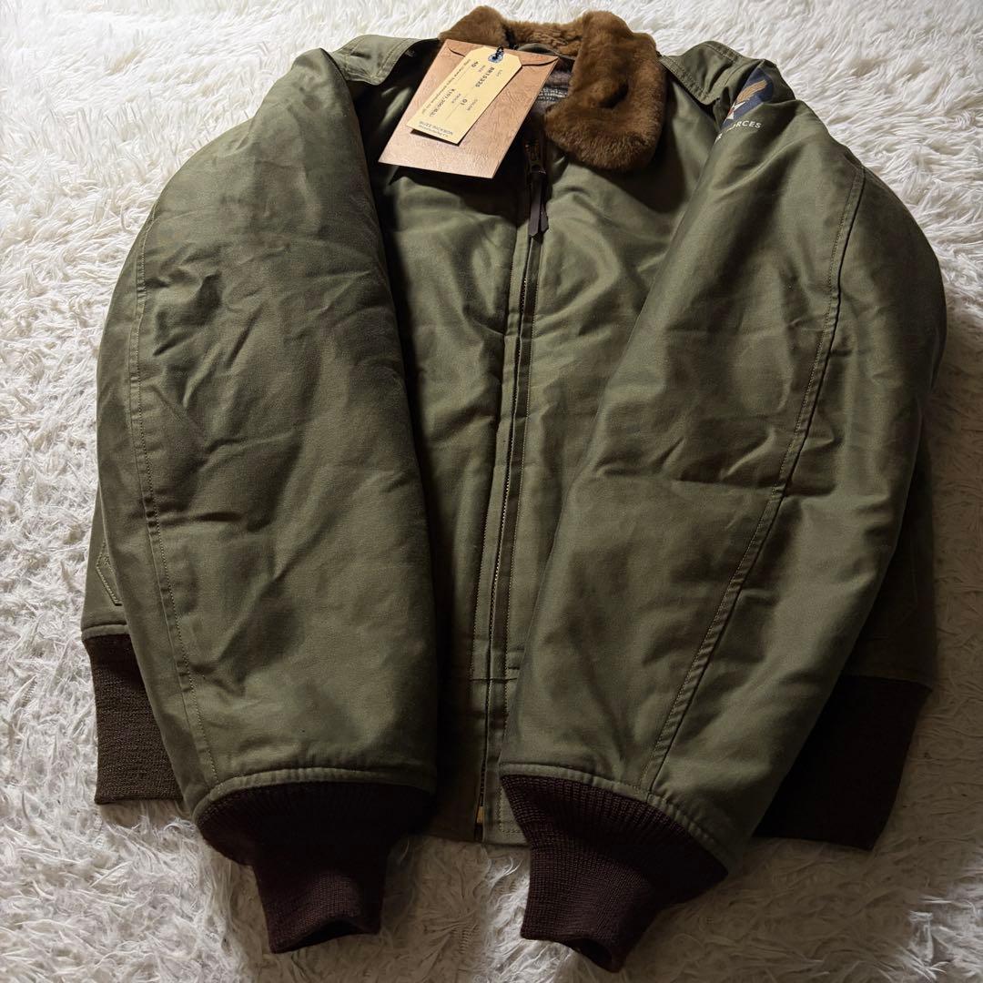 ス*シ様 【雰囲気抜群】バズリクソンズ　フライトジャケット　B-10 襟ボア　カ