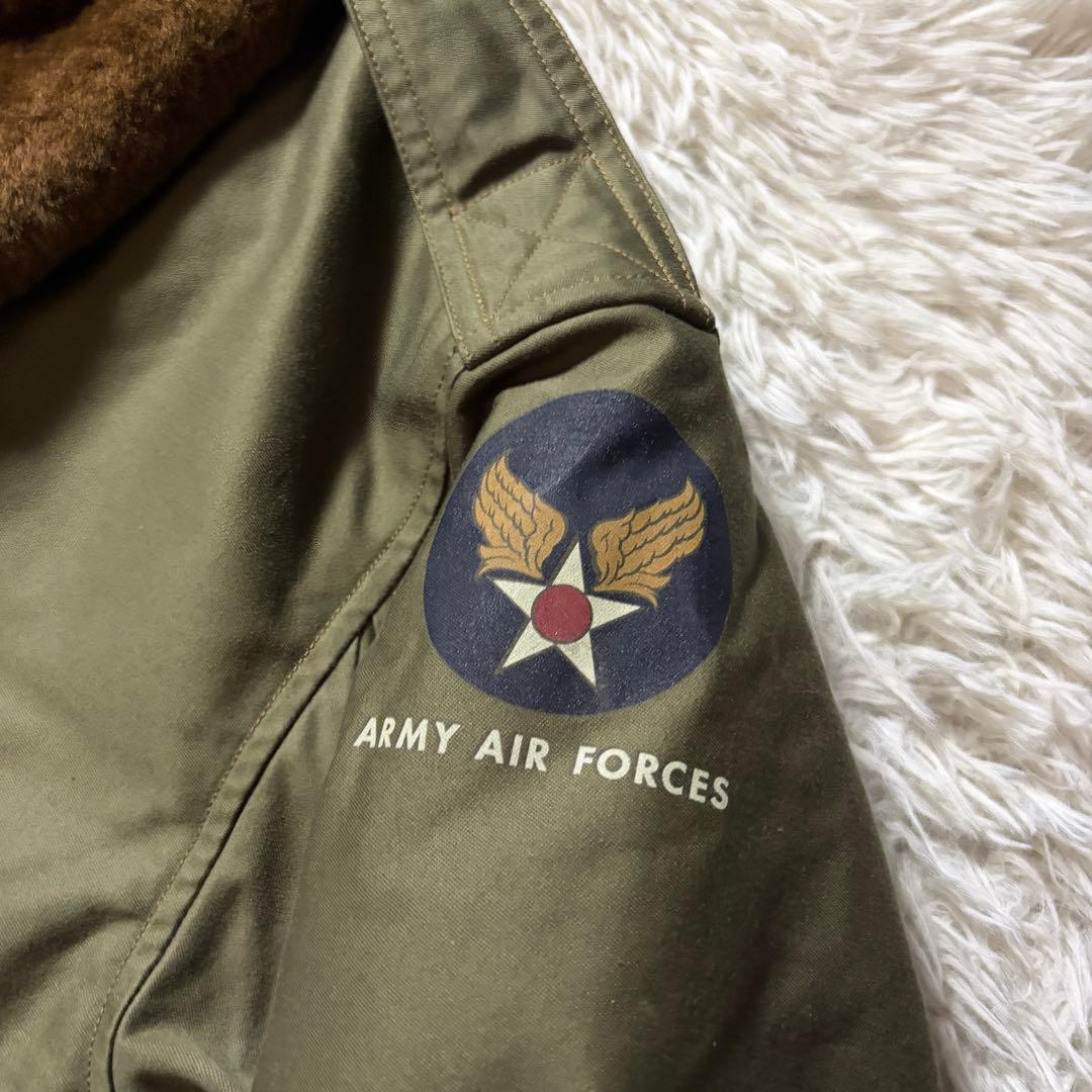 ス*シ様 【雰囲気抜群】バズリクソンズ　フライトジャケット　B-10 襟ボア　カ