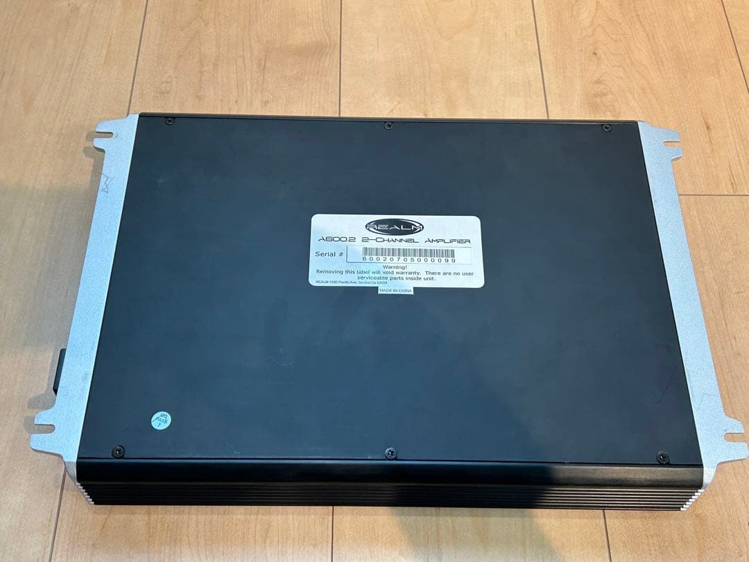 激レア　REALM レルム　パワーアンプ　2CH カーオーディオ