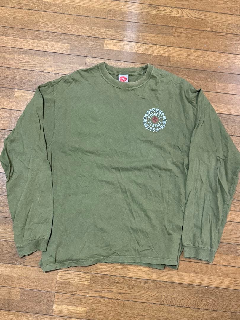 週末限定値下　04製　POWELL PERALTAロンT オリーブ 希少XL