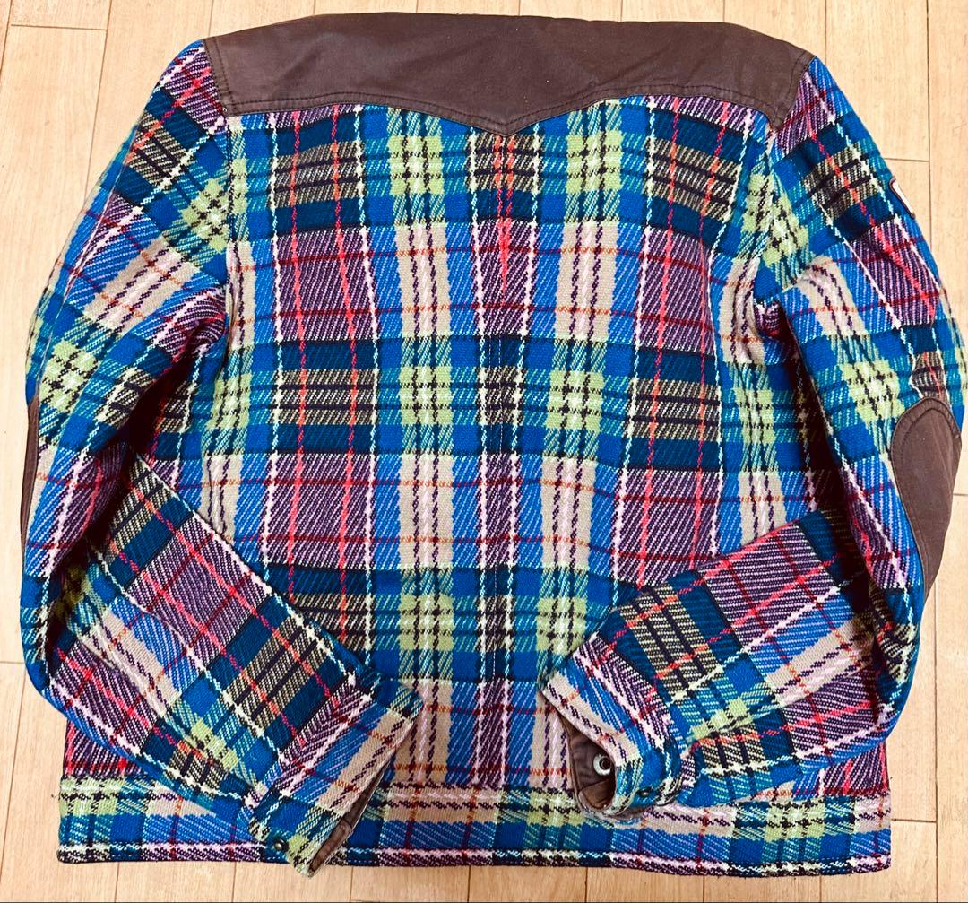 FUBU チェック柄 フリースジャケット