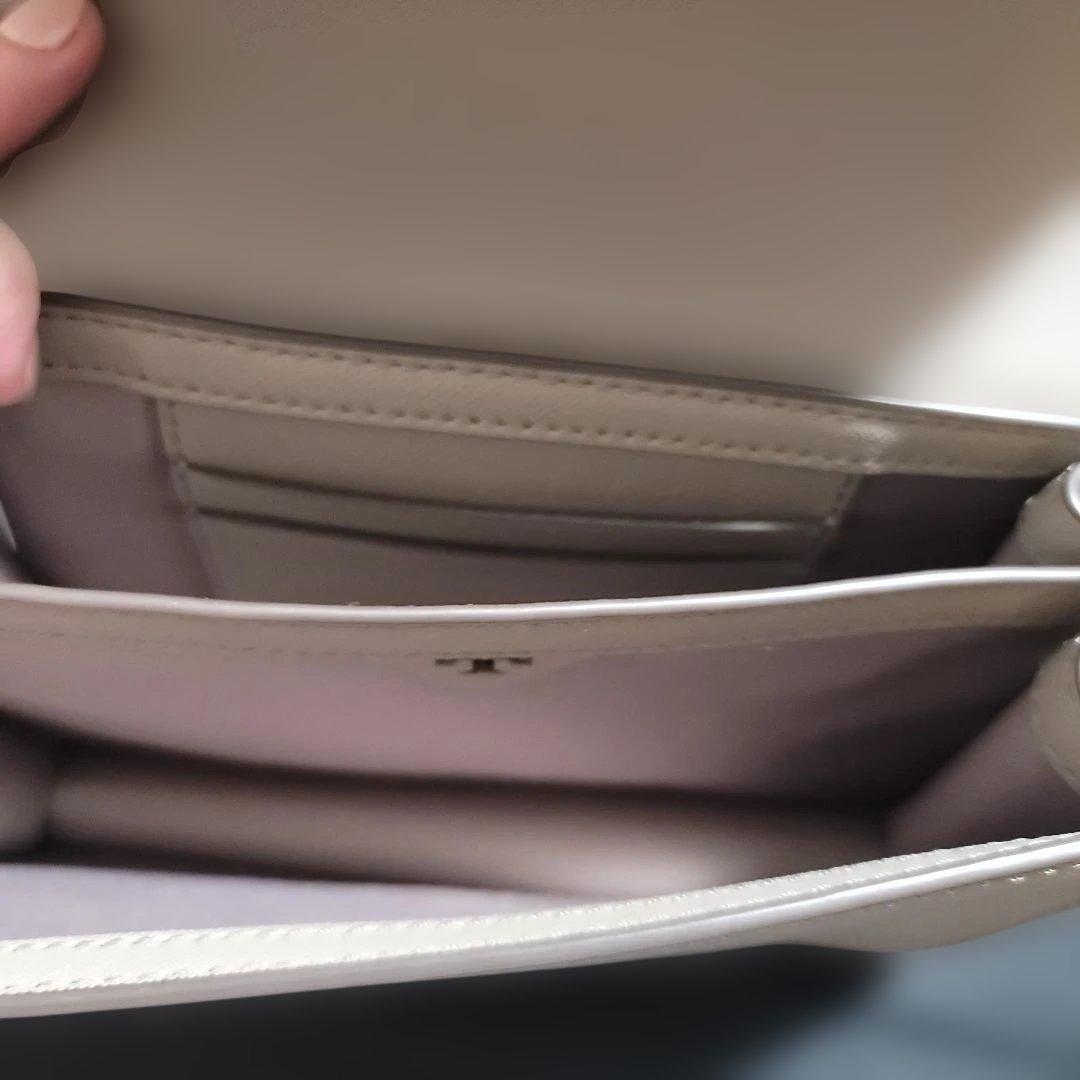 Tory Burch トリーバーチ ロビンソン ショルダーバッグ グレージュ