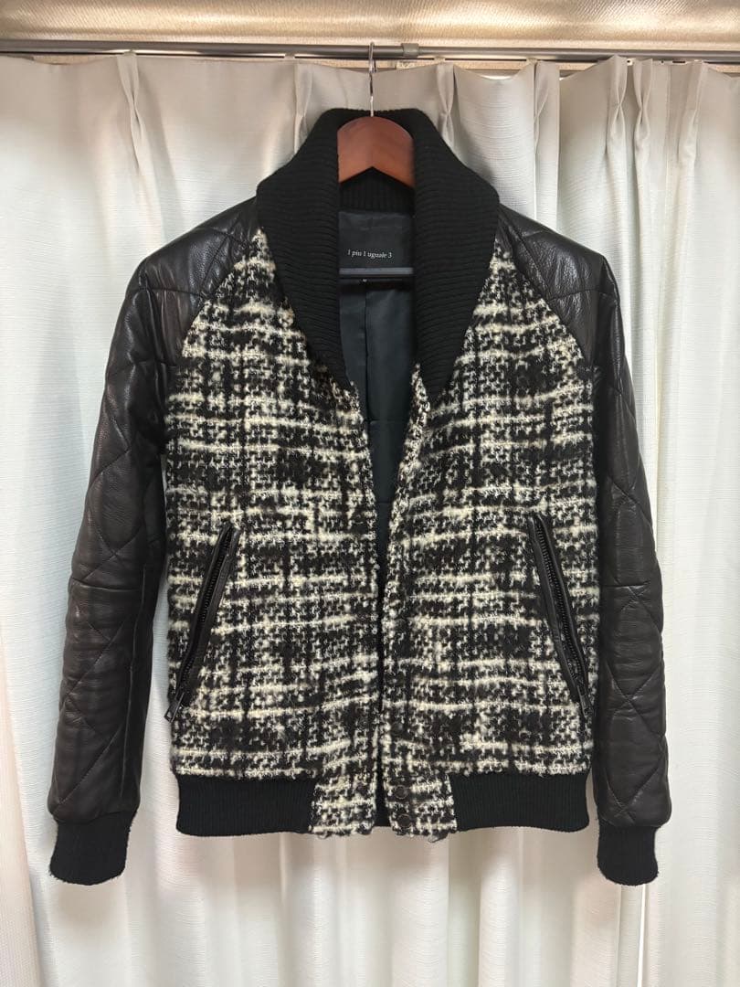 1piu1uguale3 シャネルツイード　レザー　スタジャン　Ⅳ