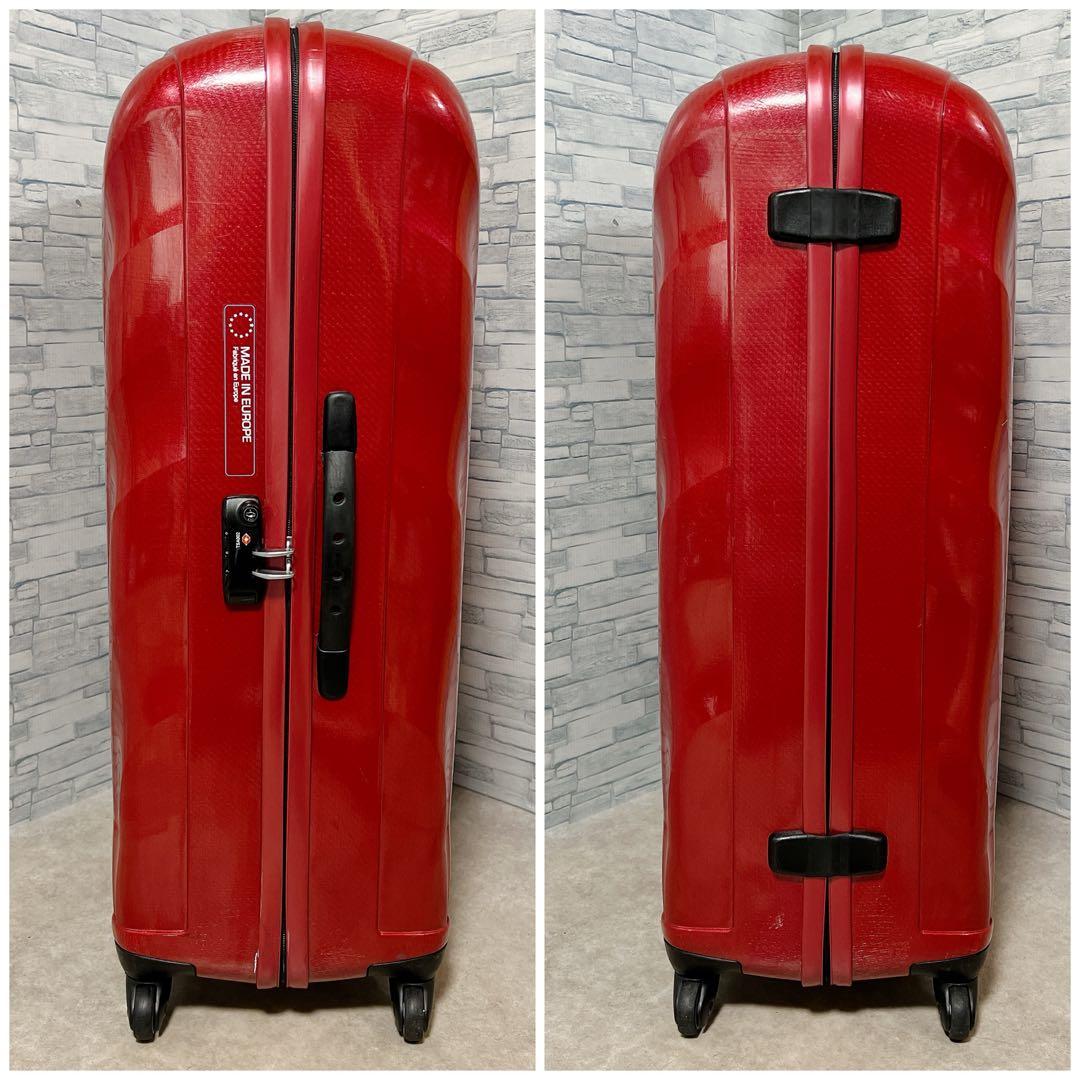 サムソナイト ブラックレーベル コスモライト スピナー85 123L 赤