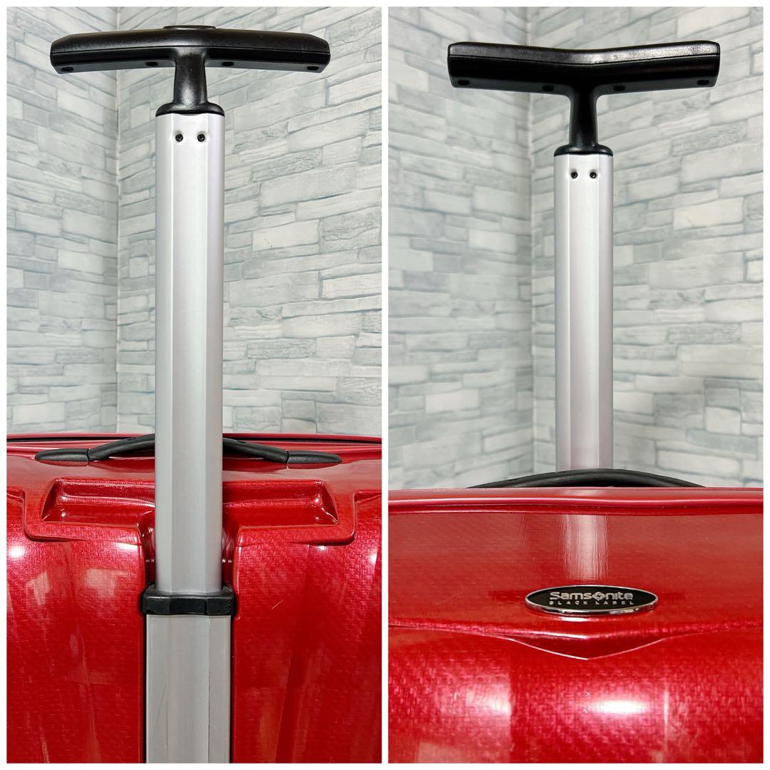 サムソナイト ブラックレーベル コスモライト スピナー85 123L 赤