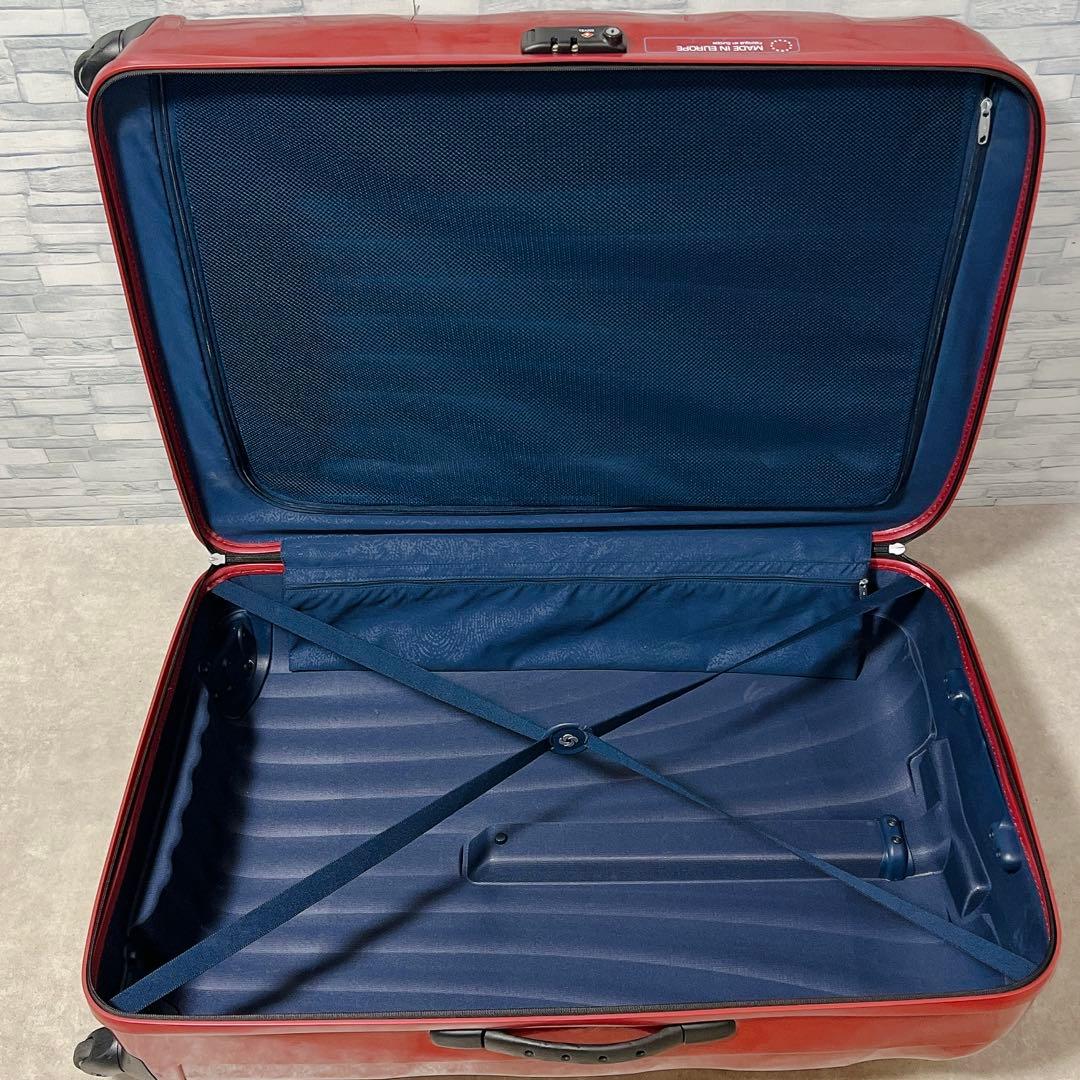 サムソナイト ブラックレーベル コスモライト スピナー85 123L 赤