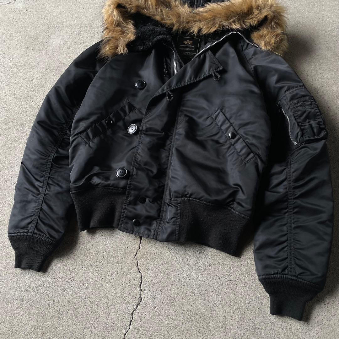 ジャケット・アウター ALPHA N-2B flight bomber jacket N2B S