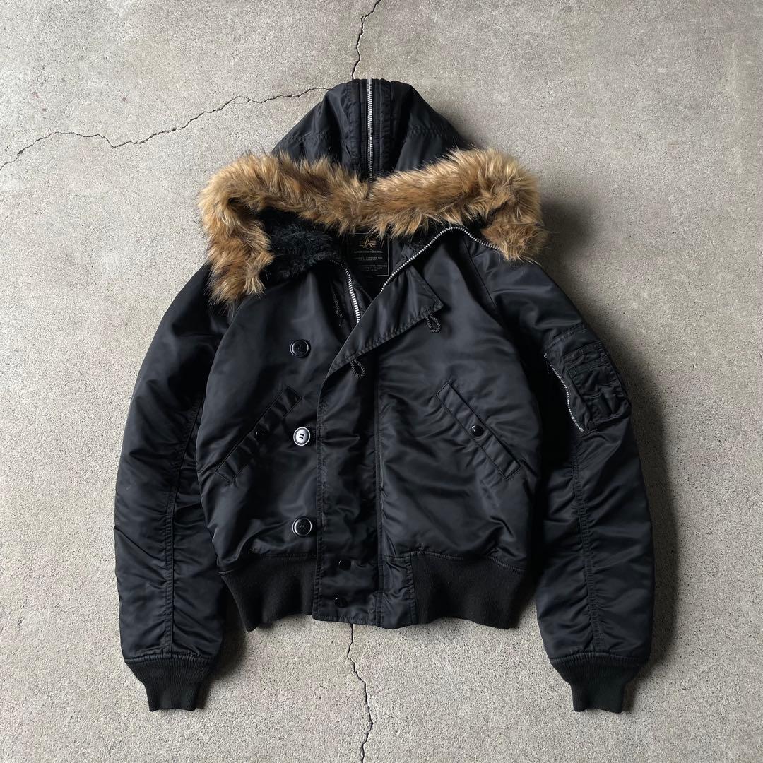 ジャケット・アウター ALPHA N-2B flight bomber jacket N2B S